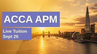 ACCA Advanced Performance Management APM Sept 26 Quick Exam Tricks Revision