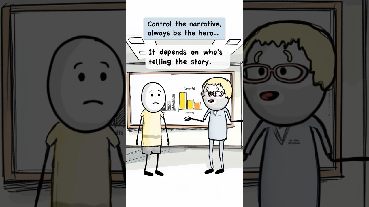 Yeah, don’t let someone else tell your story.    