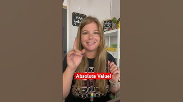 Absolute value! Repeat after me! #mathematics #math #algebra1 #iteachalgebra #algebra