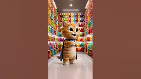 Watch the video about Cat's Gummy Bear 🧸 MISHAP! What Happened Next #shorts #funny #cat #cute #anmals #catvideos #cartoon