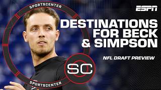 Where Will Ty Simpson And Carson Beck Go In The Nfl Draft? Sportscenter
