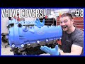 How to build a ford 54l 3v engine  part 8 timing cover roller followers valve covers