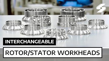 Interchangeable workheads – Silverson’s range of rotor/stator workheads for mixing versatility