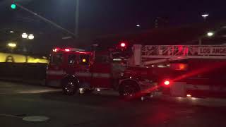 LAFD Light Force 27 Responding