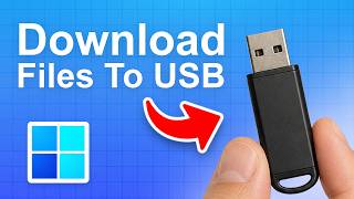 How To Download Files To USB Flash Drive (Windows 11 Tutorial) screenshot 4