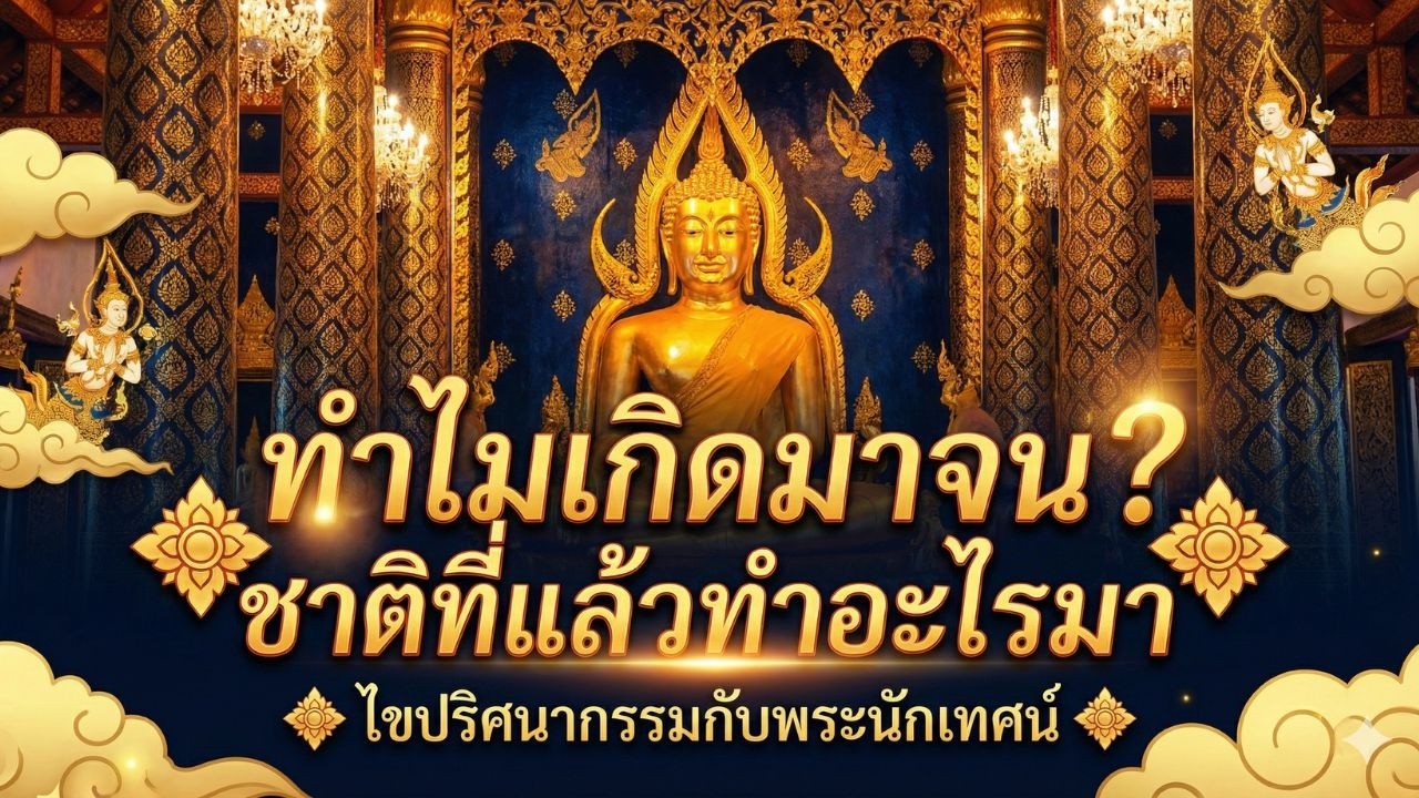 ทำไมชาตินี้ถึงลำบาก? ไขรหัสกรรมเก่าที่ฉุดรั้งความรวย ฟังจบชีวิตเปลี่ยนทันที #ฟังธรรมะ