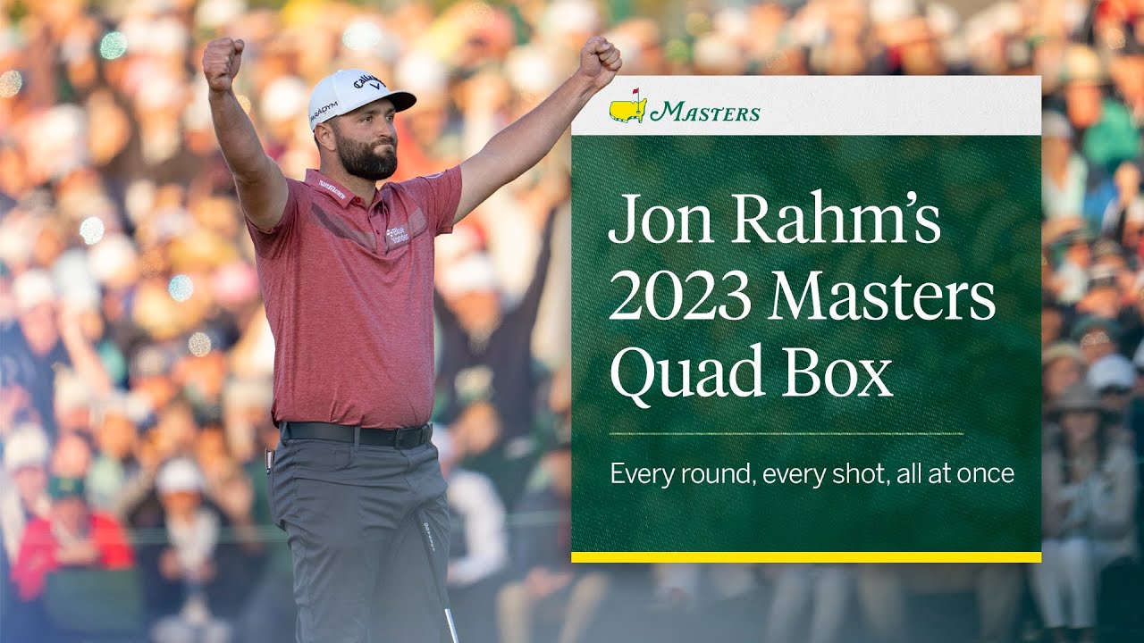 Jon Rahm's 2023 Tournament Quad Box | The Masters