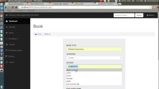 Library management system demo