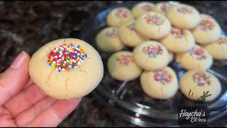 Polvorones🇵🇷 •Receta | Shortbread Cookies •Recipe