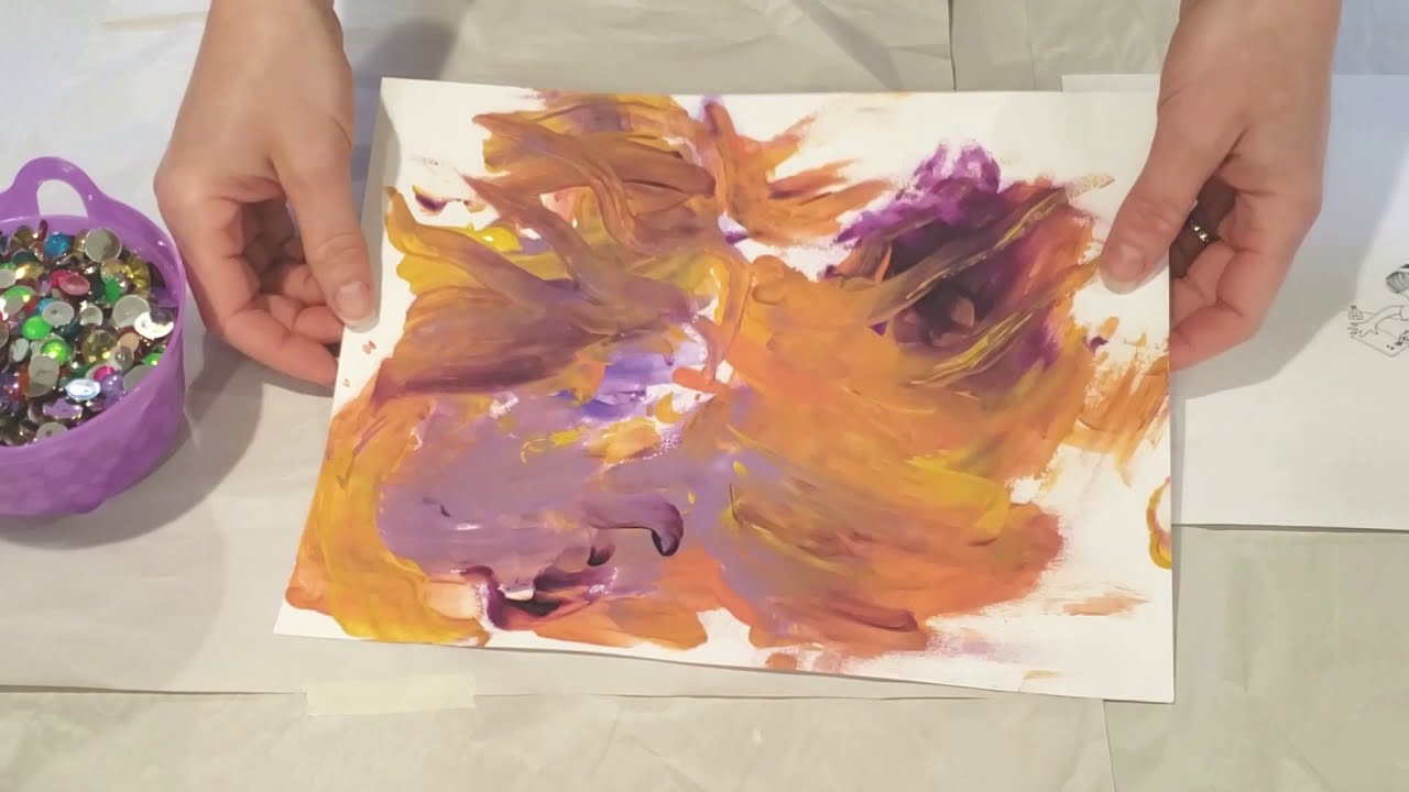 DropIn Art Home Hellen Keller Braille Painting withme YouTube