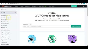 EyeOn By SEMRUSH | SEMRUSH Tutorials