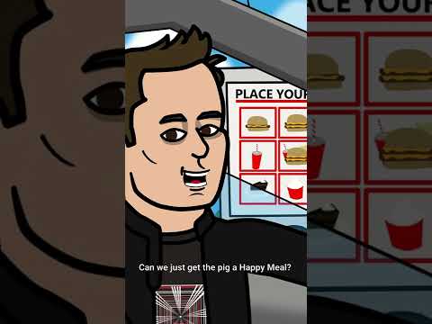 ELON MUSK Pays for McDonalds with DOGECOIN #Shorts