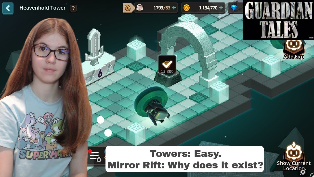 Finishing up Tower Stages and Trying Mirror Rift |Guardian Tales|