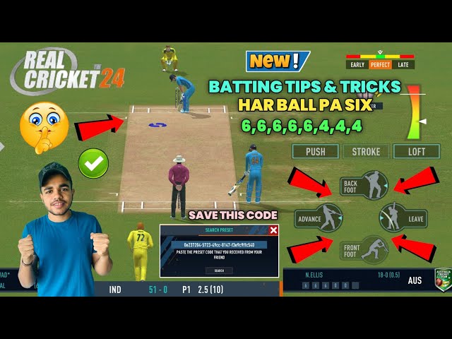 😍 Real Cricket 24 Batting Tip | Real Cricket 24 Batting Setting | Real Cricket 24 Batting Preset class=