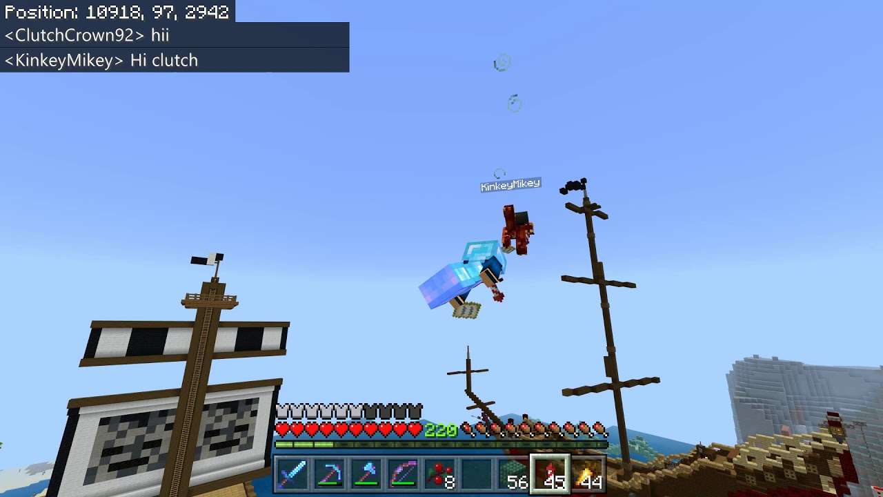 Minecraft Bedrock 1.13 Elytra Bug (visual)