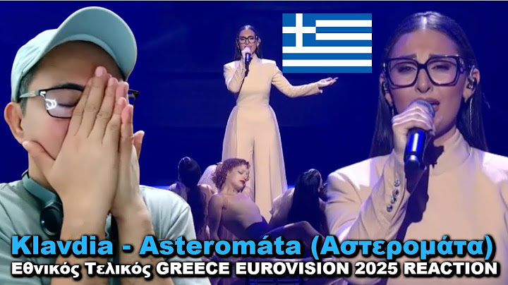 Klavdia - Asteromáta (Αστερομάτα) Eθνικός Τελικός GREECE EUROVISION 2025 REACTION