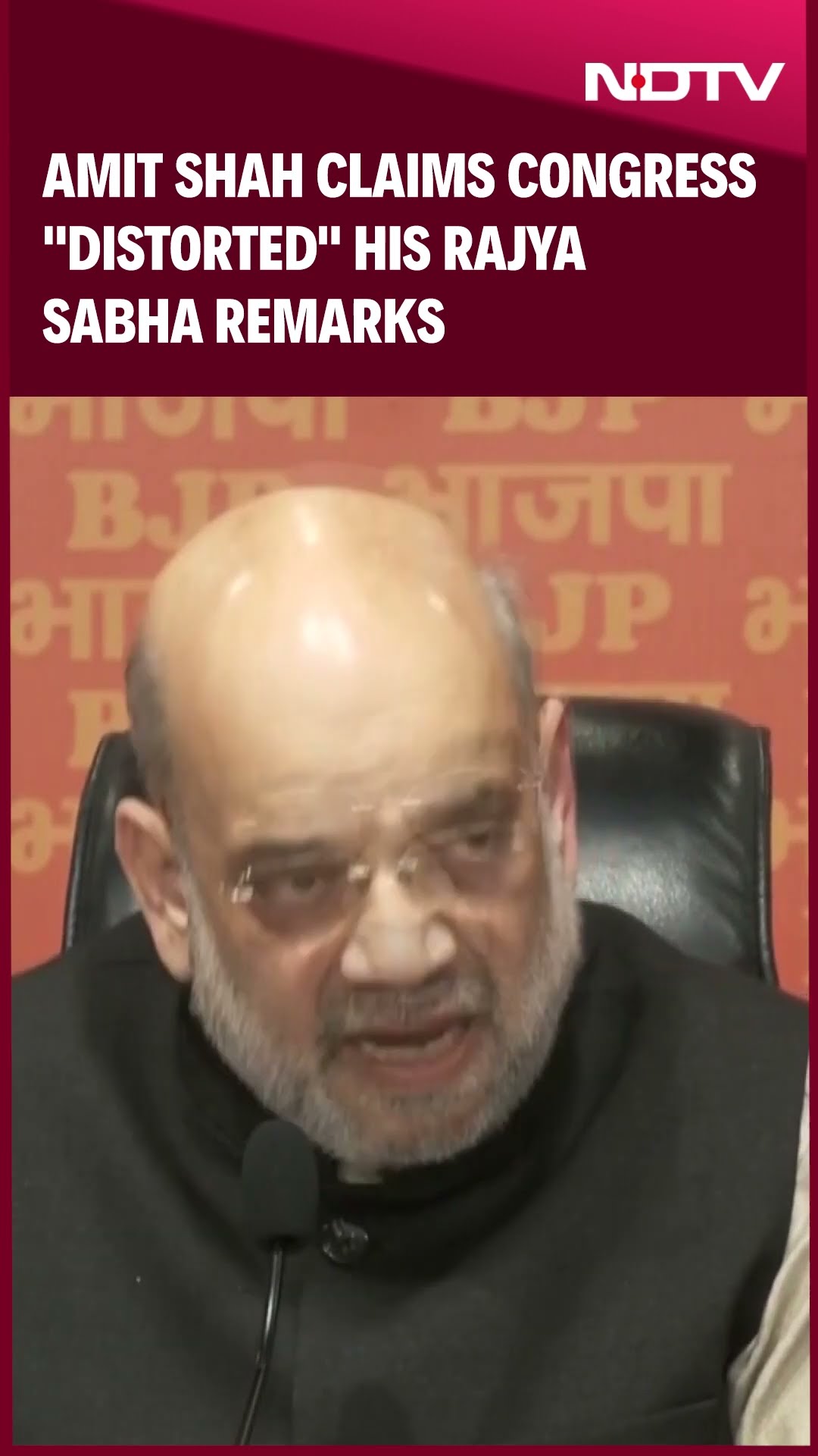 “Can Never Insult Ambedkar Ji…”: Amit Shah Claims Congress “Distorted” His Rajya Sabha Remarks