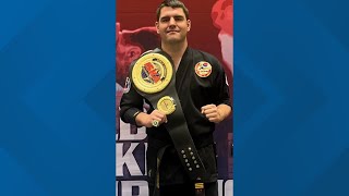 Hampton's Anthony Altreuther breaks 13 bricks to capture ISKA world championship screenshot 3
