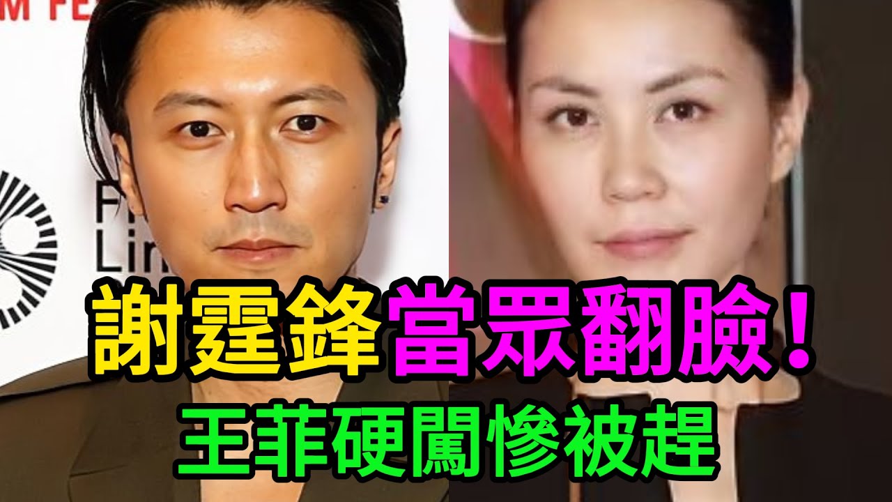 20年情斷？謝霆鋒為張柏芝母子手撕王菲！當眾劃清界限：“你不是家人！”王菲狼狽離場，複合夢碎！ #謝霆鋒 #張柏芝 #王菲