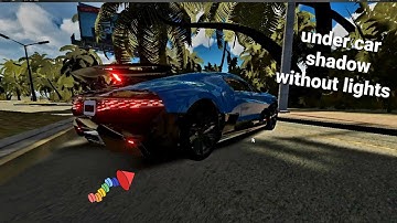 How to make car shadows without using lights