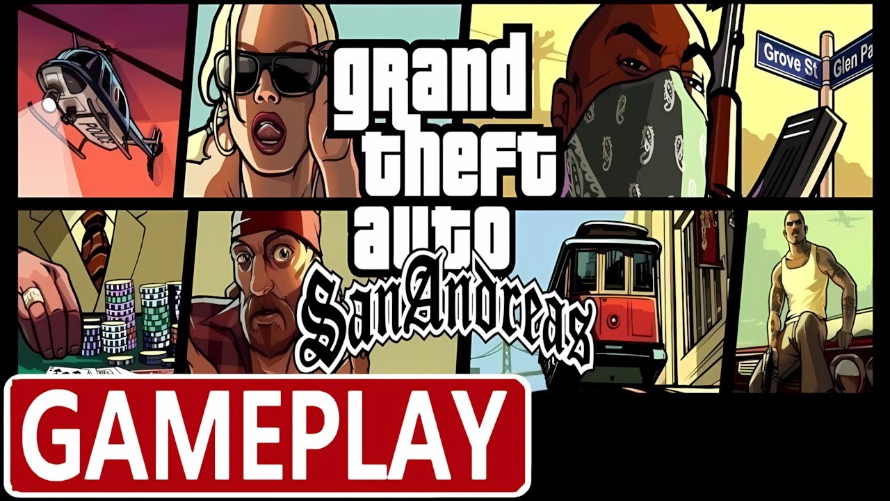 GTA: San Andreas [PlayStation 2] Gameplay 