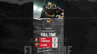 Hasil Semifinal As Roma Vs Bayer Leverkusen 22  Agg 24 Uefa Europa League football