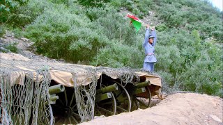 國軍搬出150重砲威力太猛打的日軍不敢上前一步