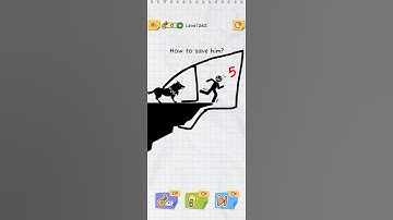 Draw 2 save level 262 solution walkthrough #trending #shorts #shortsfeed #tiktok #minecraft #gaming