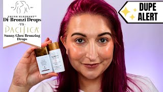 DUPE ALERT - Drunk Elephant vs Pacifica Bronzing drops | Kirby Rose