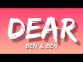 Ben & Ben - Dear (Lyric Video)