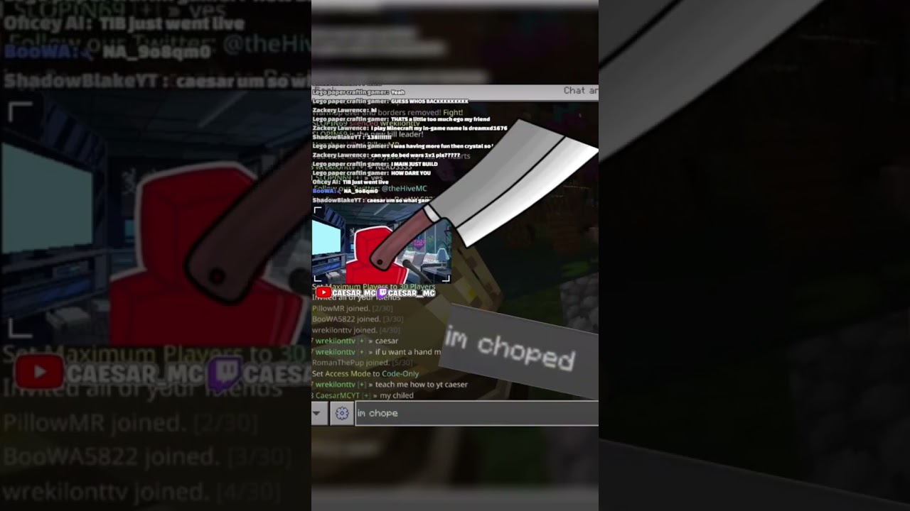 CaesarMC is CHOPPED 🤣 