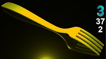 Loft 3ds max 🍴 Вилка создание Boolean Изменение лофта Модификатор Taper Курс ▲ Урок 37.2 #2