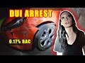 Bodycam DUI Arrest - 22-Year-Old is Arrested for DUI After Picking Her Sister Up at a Strip Club