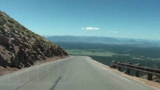 Risky AGGRESSIVE DRIVING PIKES PEAK - Drive up Pikes Peak Part 18 of 21 Heading Down