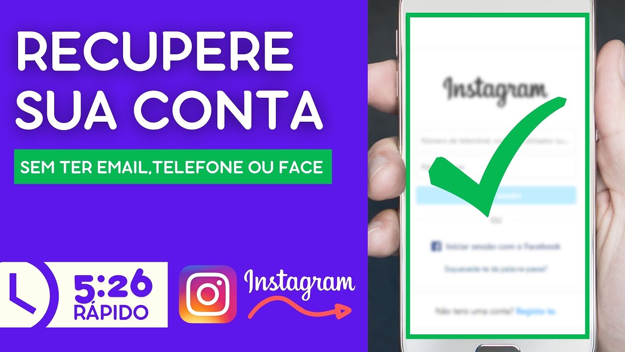 COMO RECUPERAR INSTAGRAM SEM EMAIL TELEFONE OU FACEBOOK METODO GRINGO 2022 YouTube