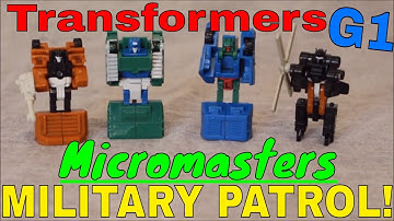 Transformers G1 Micromasters - Decepticon Military Patrol - GotBot True Review NUMBER 528