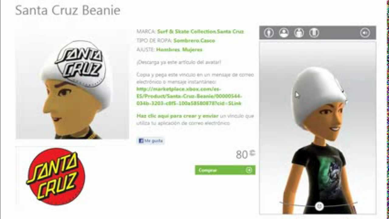 Santa Cruz Beanie Probador Xbox 360 YouTube