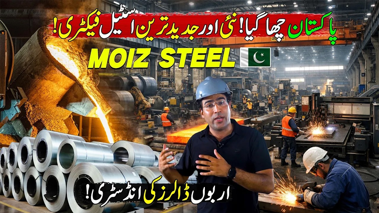 Pakistan's New Steel Mill 🇵🇰 | Amazing Steel Making Process inside Factory | Made In Pakistan