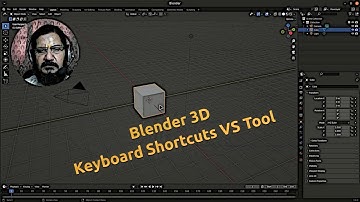 Blender 3D - Keyboard shortcuts vs tool selection