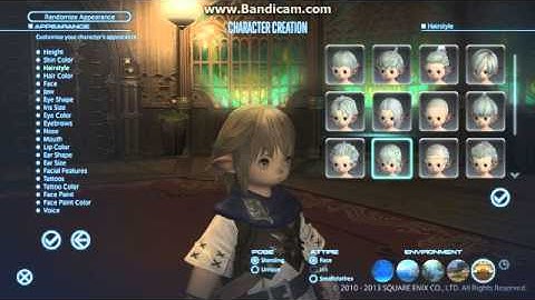 FFXIV  a Realm Reborn Lallafel Male using Benchmark Character Creation tool.