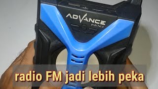 Cara setting radio fm agar lebih peka dan banyak siaran masuk
