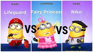 Minion Rush Lifeguard Vs Fairy Princess Vs Niko