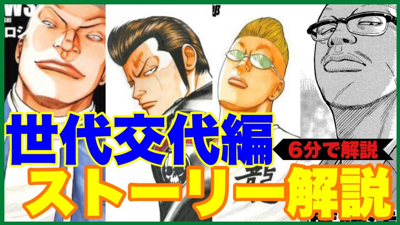 クローズ】わかりやすくストーリー解説/新四天王編【不良漫画】 - YouTube