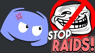 How to stop DISCORD SERVER RAIDS on your community!