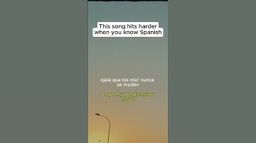 Thumbnail of If You Know Spanish, This Song Hits Different