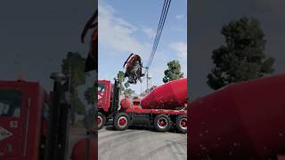 Realistic Car Crash 472 - BeamNGDrive. #automobile #crashdrive #beamngdrive