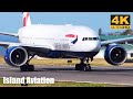 (4K) Unusual Taxi In Procedure / British Airways 777-200 Arrival @ St. Kitts/Eastern Caribbean