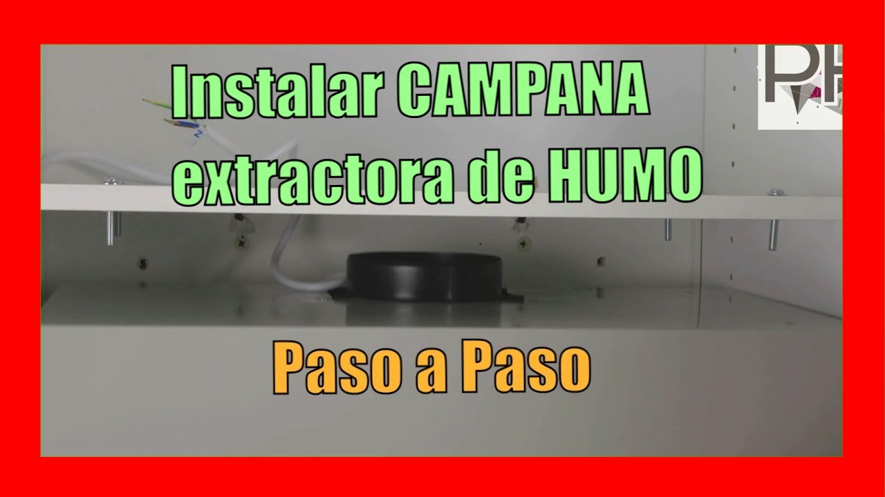 Cómo instalar una campana extractora? - Servei Estació