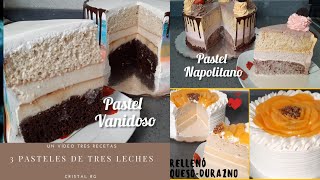 3X1 Recetas|Pasteles de tres leches en un solo vídeo