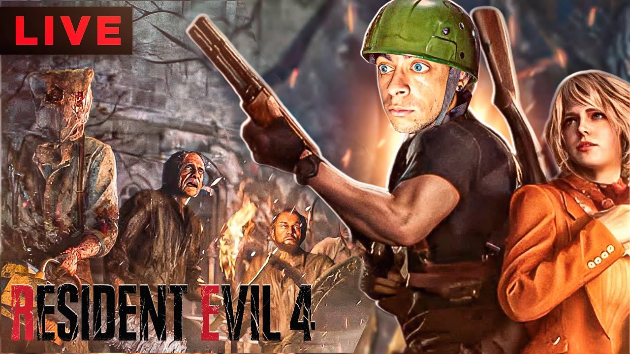 Zoio jogando RESIDENT EVIL 4 REMAKE  (Ao vivo)